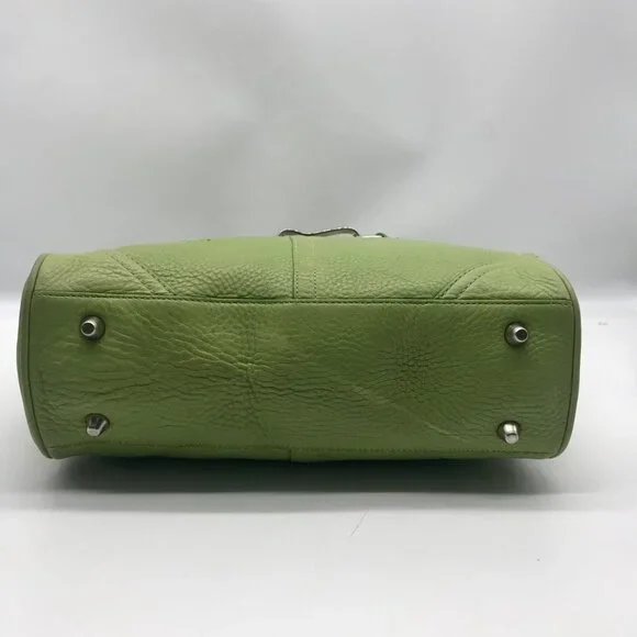 Coach Vintage Light Green Leather Hampton Satchel Bag F-10688 - Picture 5 of 12